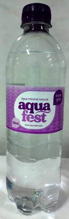Agua Mineral Aquafest com gas 12x510ml Randon