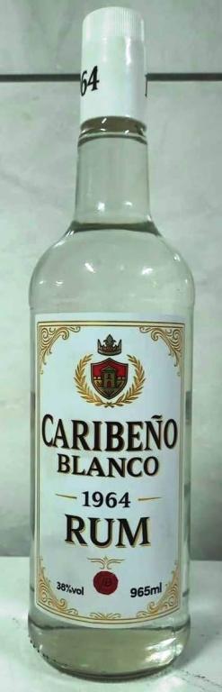 Rum Caribeno Blanco 6x965ml Peroba