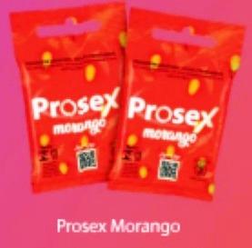 Preservativo Prosex Morango 8x3un