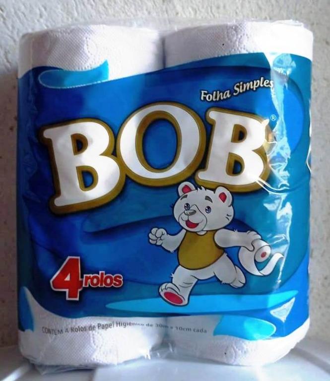Papel Higiênico Bob 16x4 Folha Simples 30m