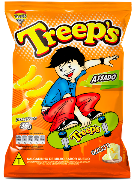 Salgadinho Treep's Queijo 10x35g