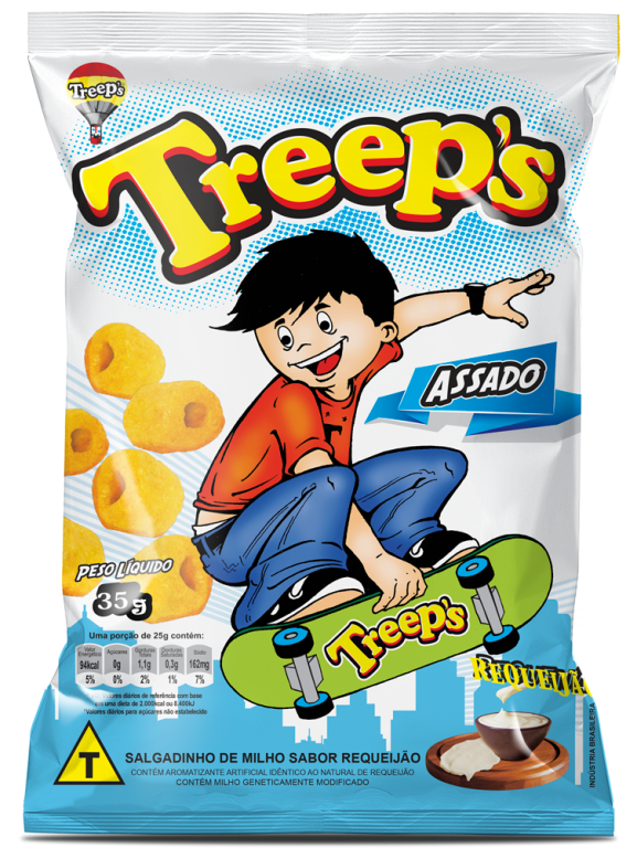 Salgadinho Treep's Requeijao 10x40g