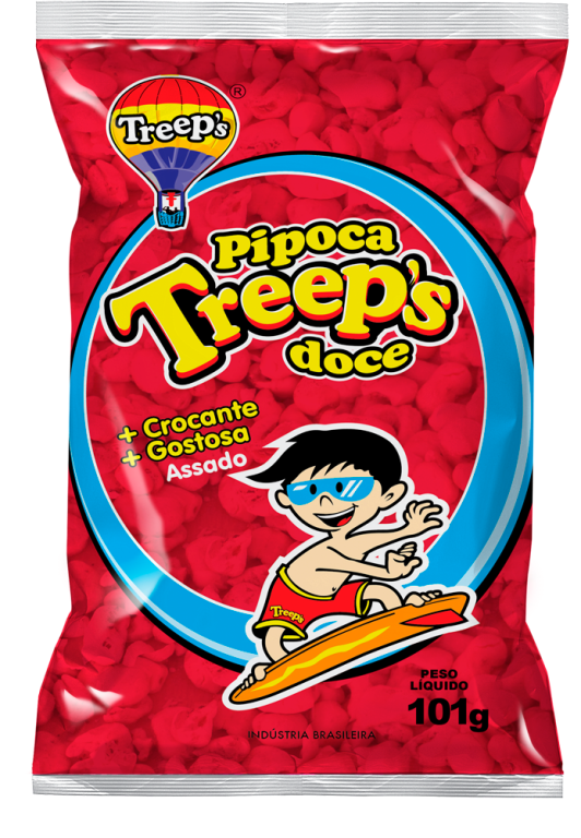 Pipoca Doce Treep's 10x100g