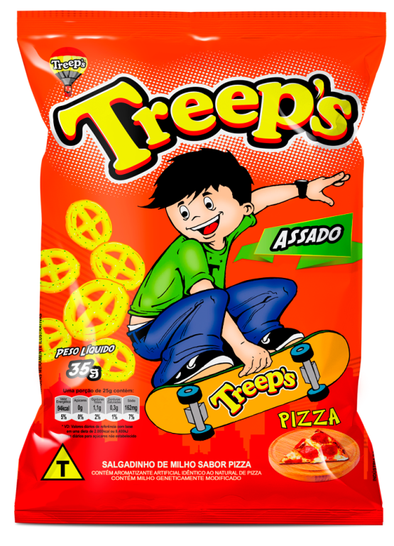 Salgadinho Treep's Pizza 10x35g