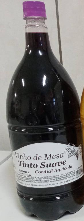 Vinho Tinto Suave Colonial Cordial Agricola 6x2lt
