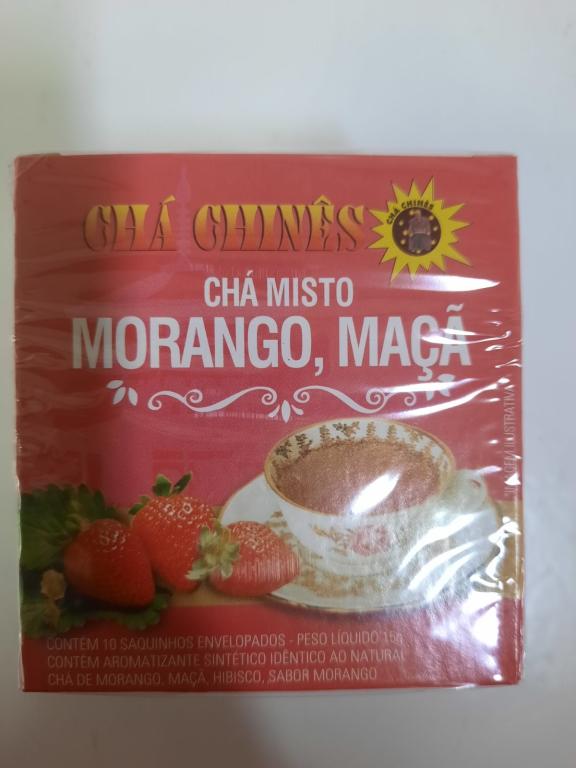 Cha Morango com Maca 15g