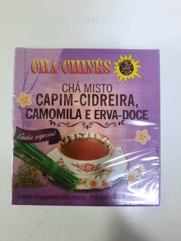 Cha Cidreira, Camomila e Erva Doce 10g - Cha do Bebe