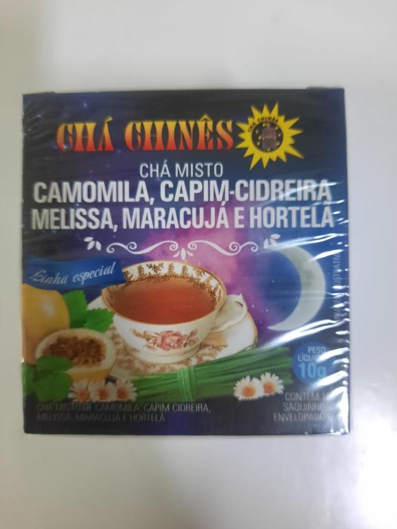 Cha Bela Noite 10g - Camomila, Cidreira, Melissa, Maracuja e Hortela