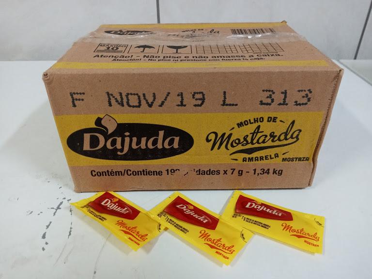 Mostarda Amarela D'ajuda Sache 8x192x7g