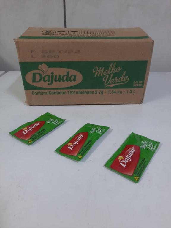 Molho Verde D'Ajuda Sache 8x192x7g