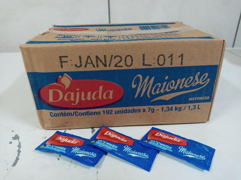 Maionese D'Ajuda Sachezinho 8x192x7g