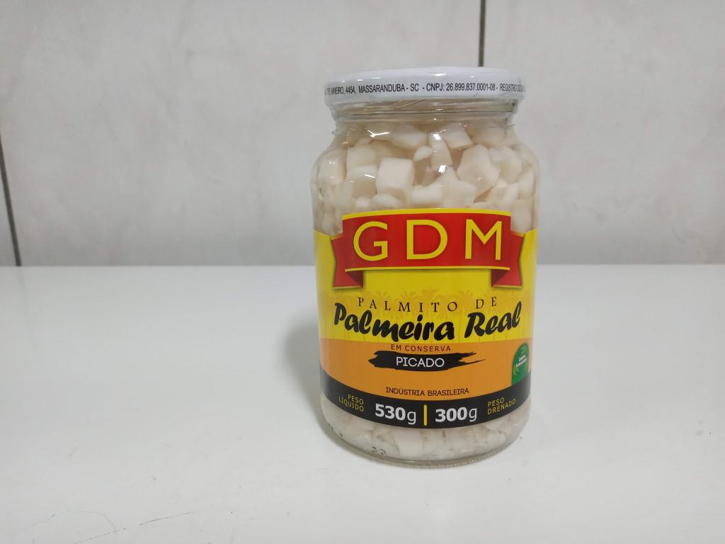 Palmito Pupunha Picado 15x300g - GDM