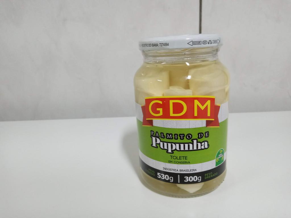 Palmito Pupunha Tolete 300g - GDM