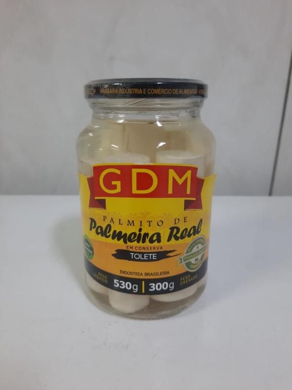 Palmito Palmeira Real Tolete 15x300g - GDM