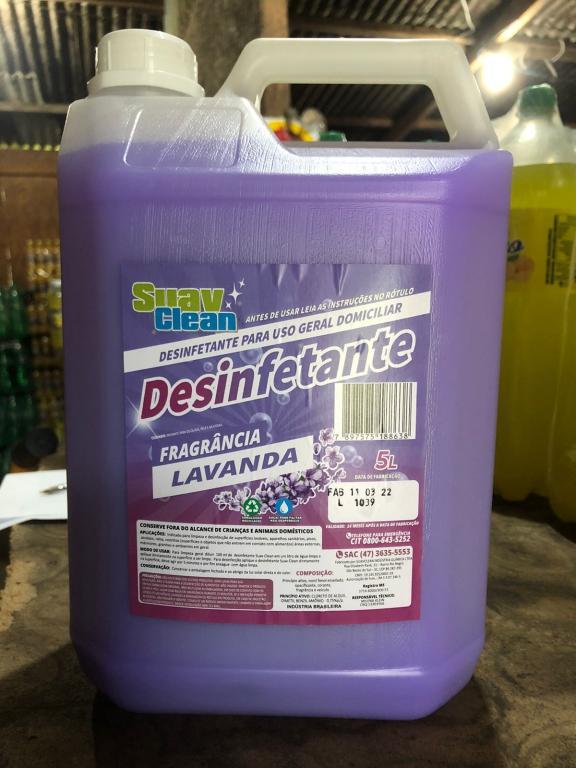 Desinfetante Lavanda 5L SUAVCLEAN