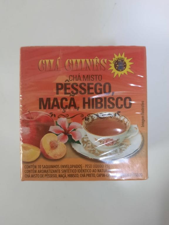 Cha Pessego, Maca e Hibisco 15g