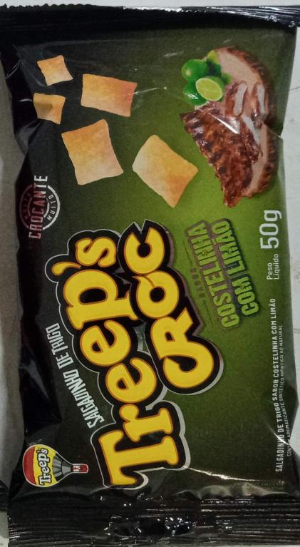 Salgadinho Croc Costelinha Com Limao 20x50g Treep's