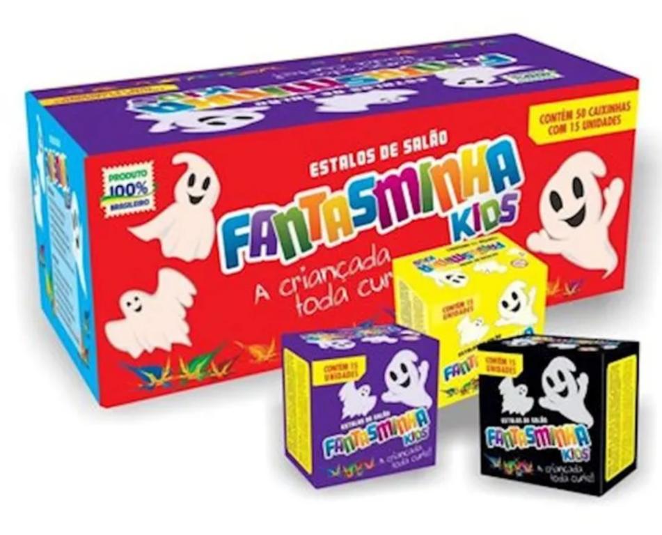 ESTALOS FANTASMINHAS 50X15UN