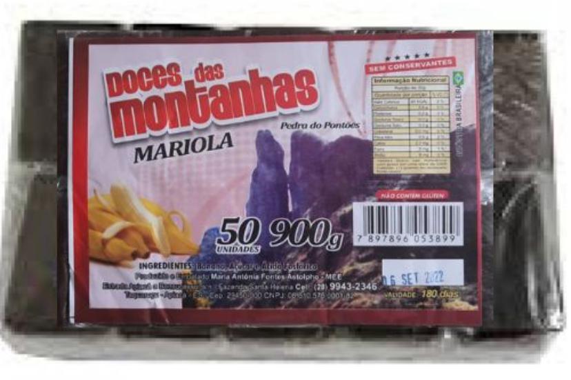 BANANADA MONTANHA 900G C/50UN