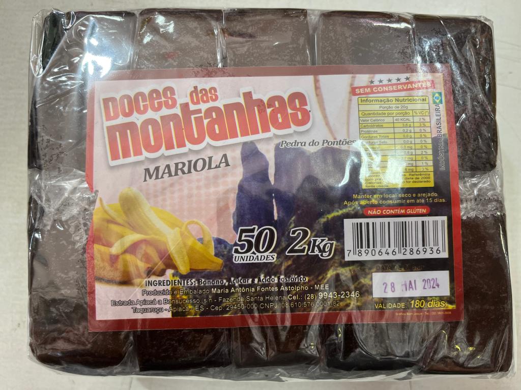 BANANADA MONTANHA 2KG C/50UN