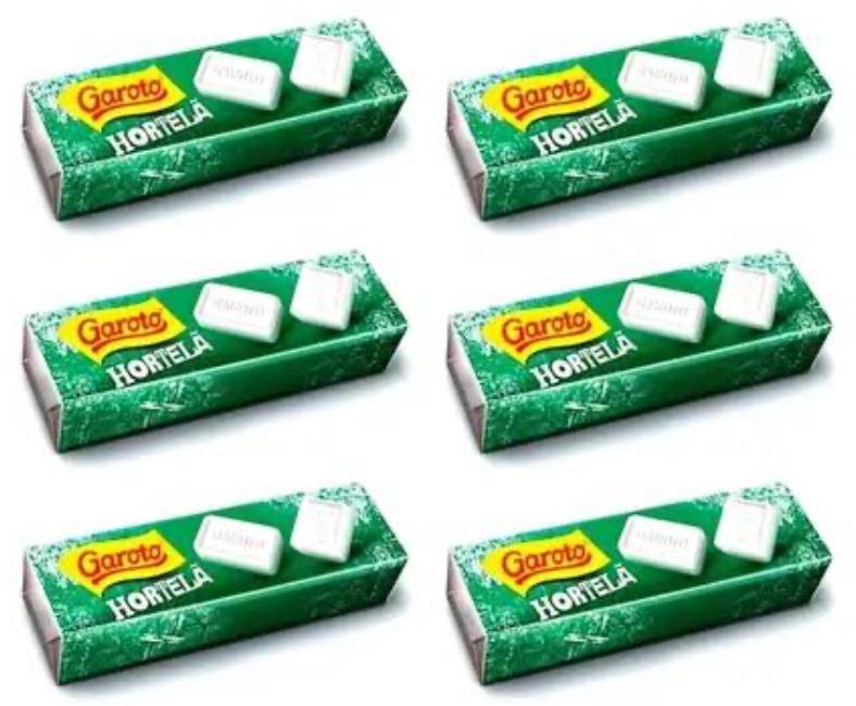PASTILHA GAROTO HORTELA C/40X17GR
