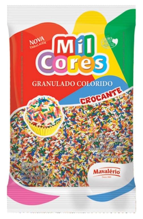 GRANULADO CROCANTE MIL CORES COLORIDO 150G