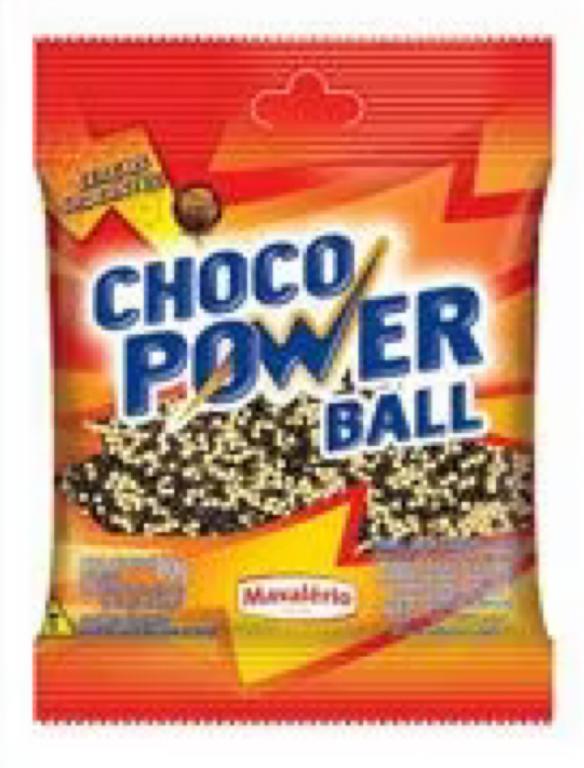 CHOCOPOWER BALL MICRO CHOCOLATE/BRANCO 80GR