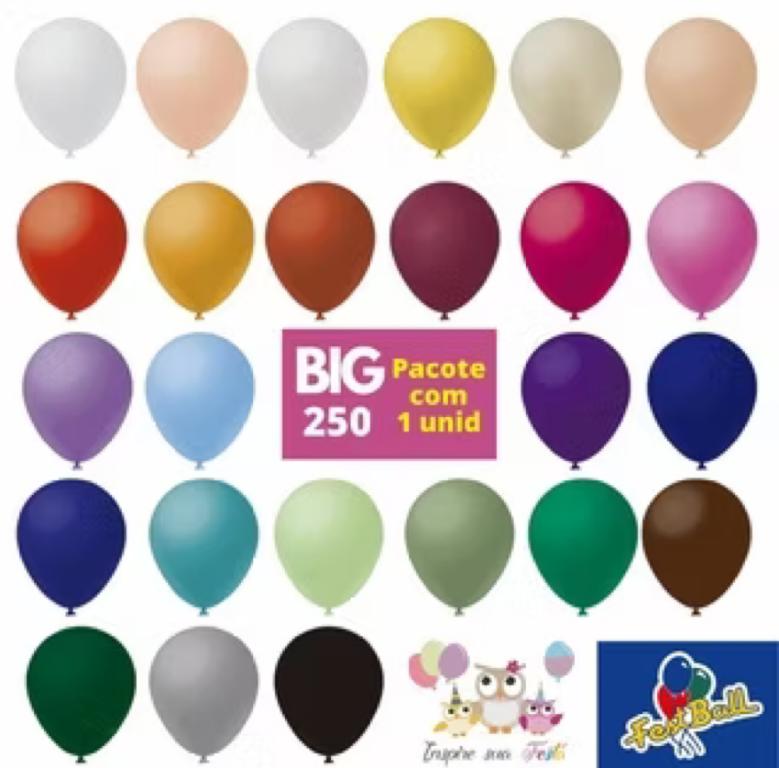 BALAO BIG 250 FESTBALL VERMELHO