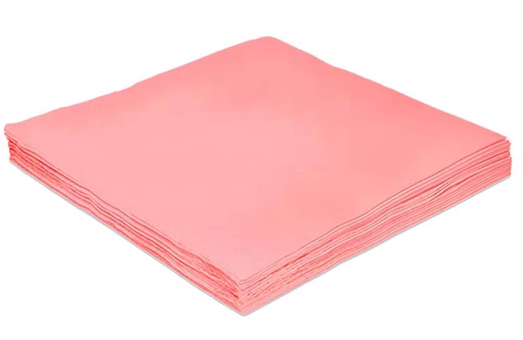 GUARDANAPO PREMIUM LISO ROSA C/40UN
