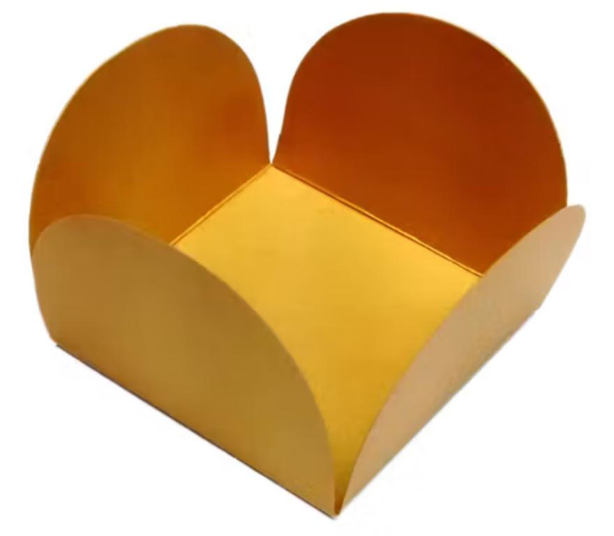 PORTA BOMBOM DAFESTA LISO OURO C/50UN