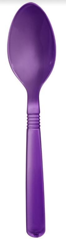 COLHER REFEICAO MASTER GOLDENPLAST ROXA C/50UN