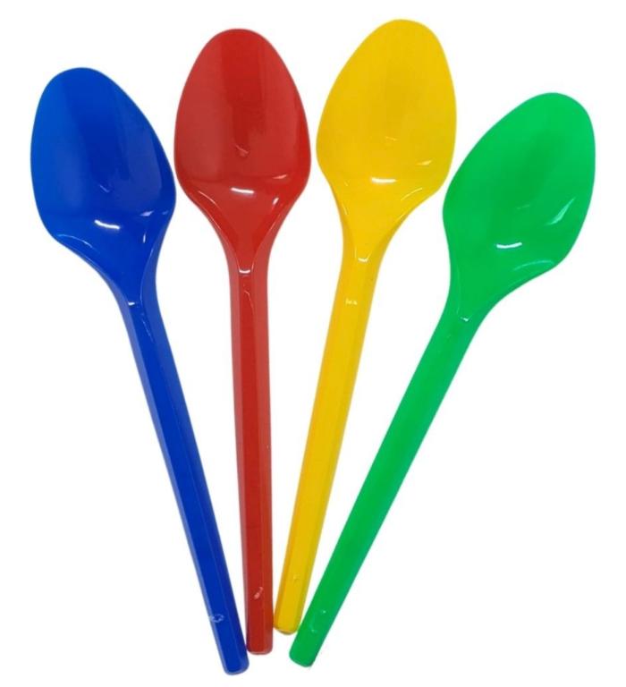 COLHER SOBREMESA PRAFESTA COLORIDA C/50UN