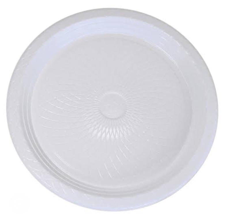 PRATO PLAST. COPOPLAST BRANCO PR-23CM RASO C/10UN