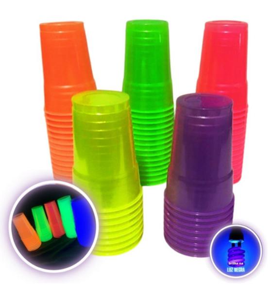COPO PP BALADA NEON RIO FESTA VERDE 330ML C/25UN