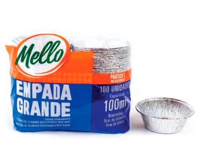 FORMA P/EMPADA MELLO PEQ. 100ML C/100UN