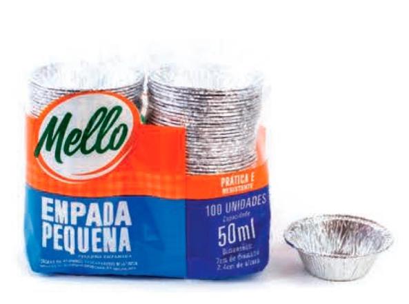 FORMA P/EMPADA MELLO PEQ. 50ML C/100UN