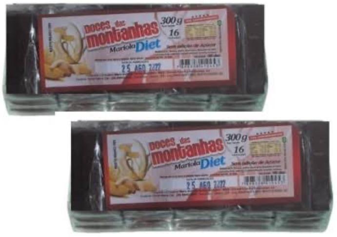 BANANADA MONTANHA DIET 300GR