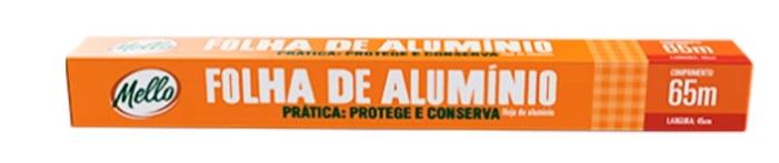 PAPEL ALUMINIO MELLO 45X65MT