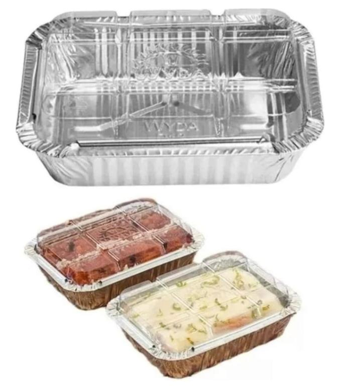 MARMITINHA BANDEJA ALUM. MELLO C/TAMPA PET 090 220ML C/10UN