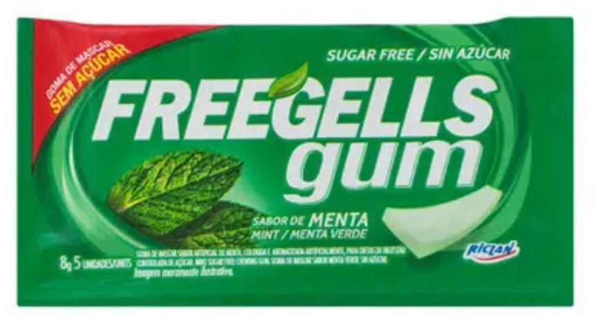 CHICLE FREEGELLS GUM ZERO MENTA