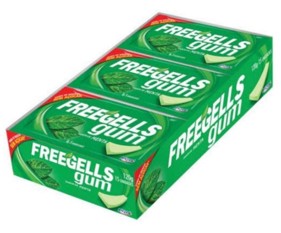 CHICLE FREEGELLS GUM ZERO MENTA