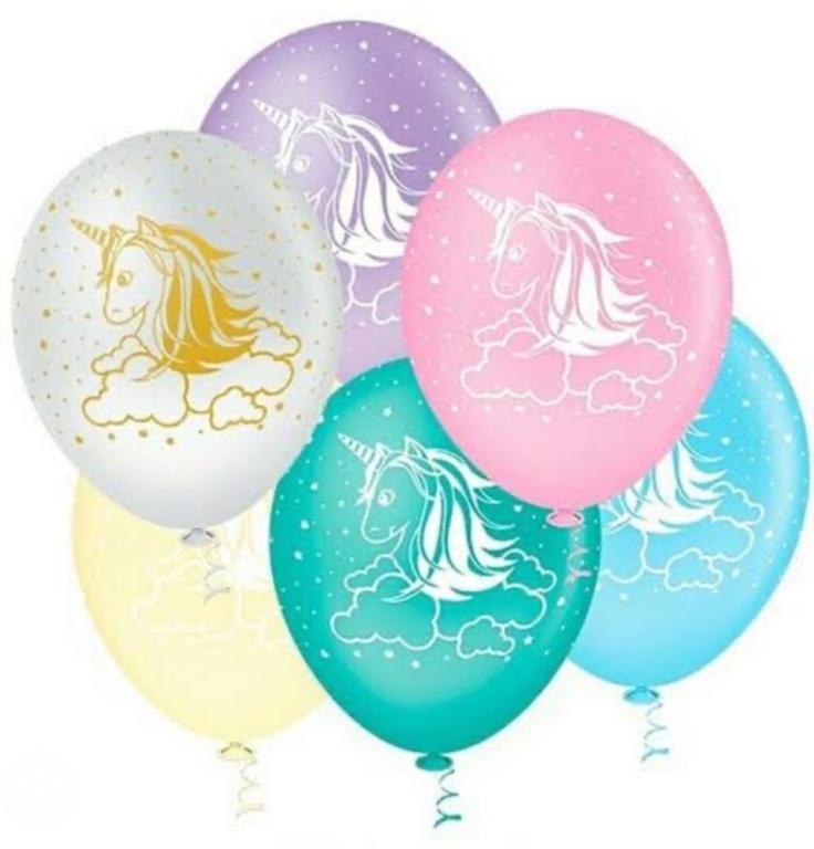 BALAO DECORACAO PIC PIC N°10 UNICORNIO SORTIDO C/25UN