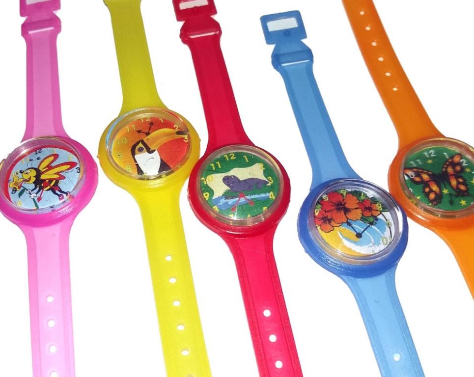 MINI BRINQUEDO RELOGIO REDONDO C/08UN