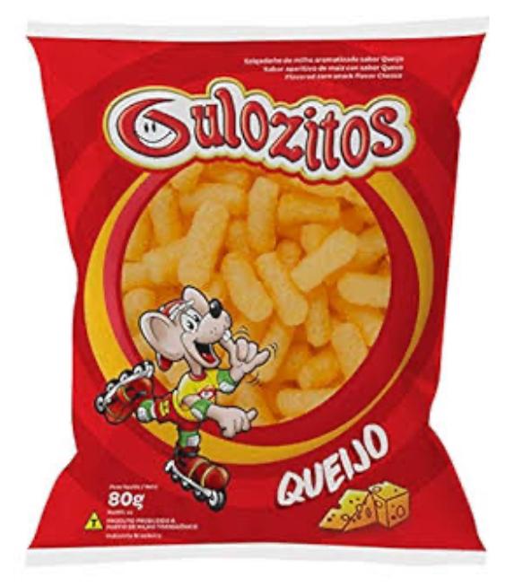 CHIPS GULOZITOS QUEIJO 80G
