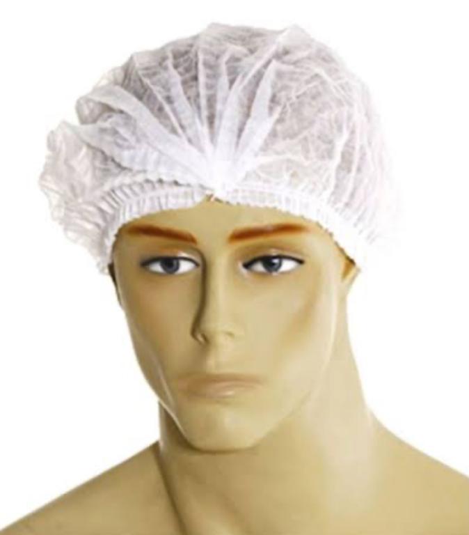 TOUCA DESCARTAVEL FALSO TECIDO C/100UN