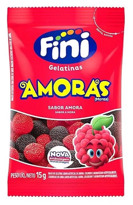 BALA FINI GELATINA AMORAS 15G