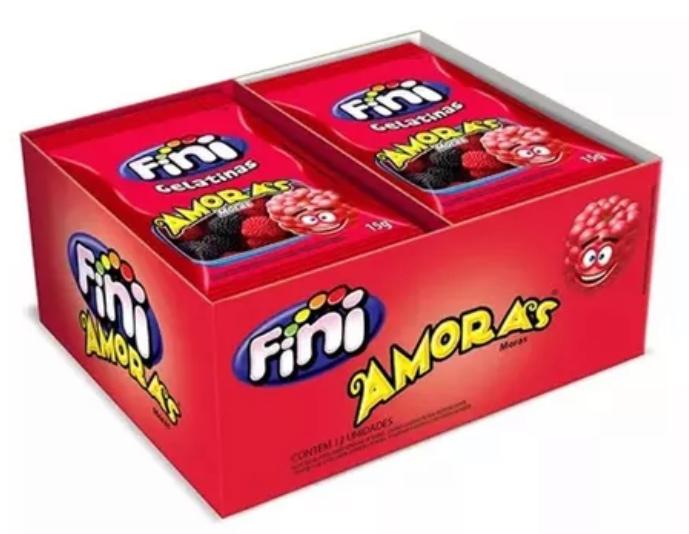 BALA FINI GELATINA AMORAS 15G