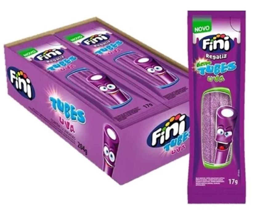 BALA FINI REGALIZ TUBES UVA ACIDA DP/12X15G