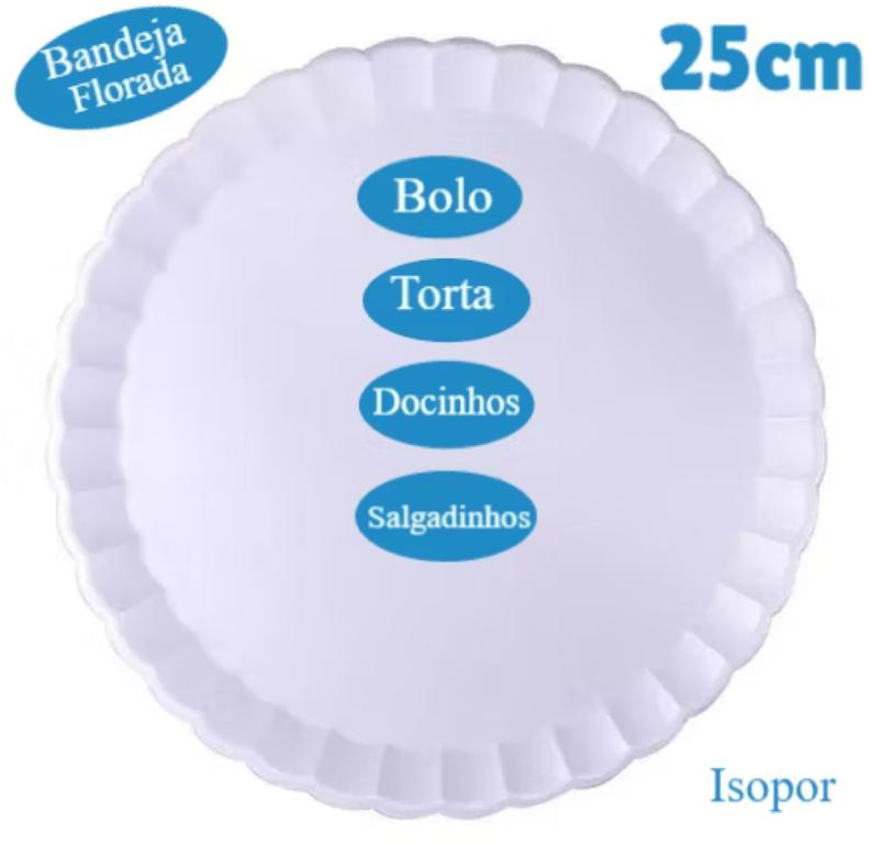 BANDEJA ISOPOR FLORADA