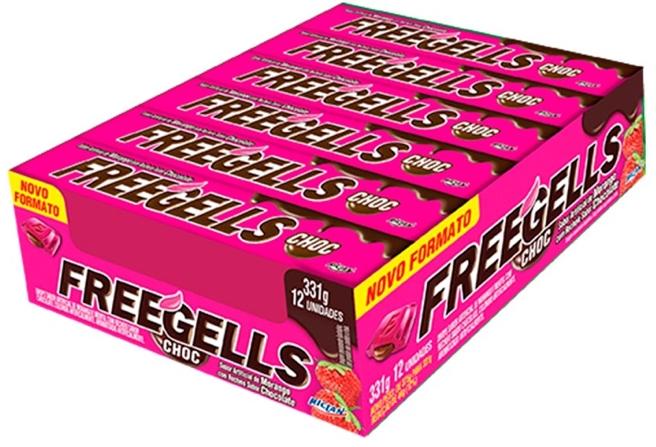 DROPS FREEGELLS PLAY CHOC MORANGO